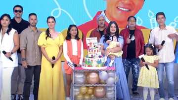 Mga anak ni Vic Sotto, spotted sa birthday tribute sa kanya ng 'Eat Bulaga'