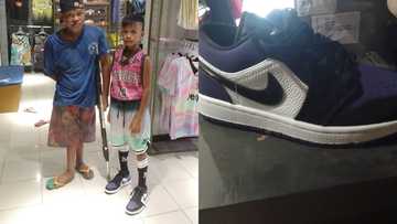 Ama na may kapansanan, sinikap na mabilan ng sapatos ang anak para sa basketball