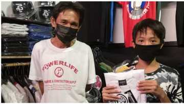 Ama, isang buwang pinag-ipunan ang hiling na T-shirt ng kanyang anak