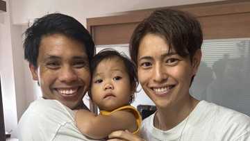 Fumiya Sankai, ibinida ang picture nila ng anak ni Yamyam na inaanak niya