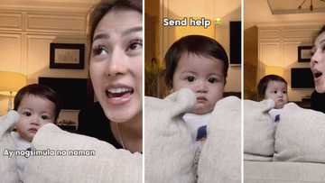 Alex Gonzaga, ipinakita sa isang video reaksyon ni Baby Polly habang kumakanta siya ng nursery rhymes