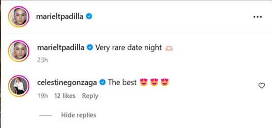 Toni Gonzaga reacts to Mariel Padilla and Robin Padilla's date night ...