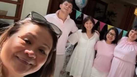 Sarah Geronimo at Matteo Guidicelli, spotted sa gender reveal party