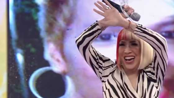 Vice Ganda tries to cover throwback photo of him shown on screen