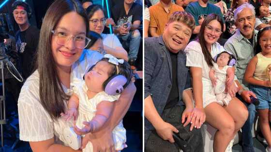 Vic Sotto, Pauleen Luna’s daughter Mochi spotted on ‘Eat Bulaga’ for the first time