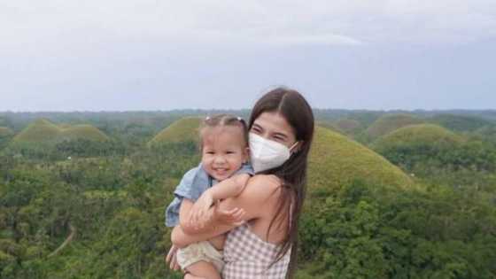 Anne Curtis, pumunta sa Bohol kasama ang anak na si Dahlia Amélie