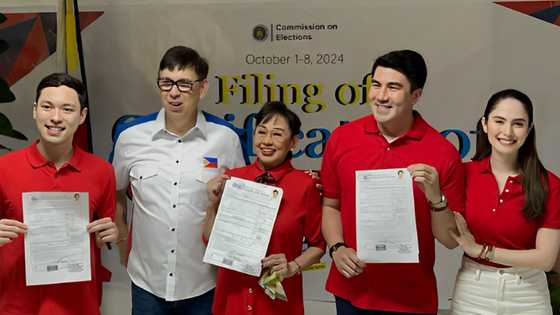 Vilma Santos, mga anak na sina Luis Manzano at Ryan Recto, nag-file ng COC