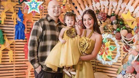 Kris Bernal, may pasilip sa bonggang Christmas photoshoot ng kanyang pamilya