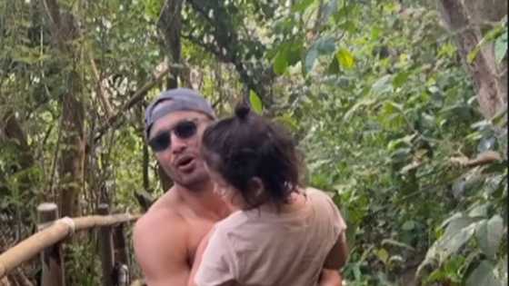 Ellen Adarna, pinagtawanan ang mister na kinarga si Elias paakyat sa 600+ na steps