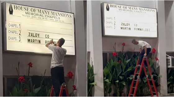 Video of man putting Martin Romualdez and Zaldy Co's name outside a memorial chapel goes viral