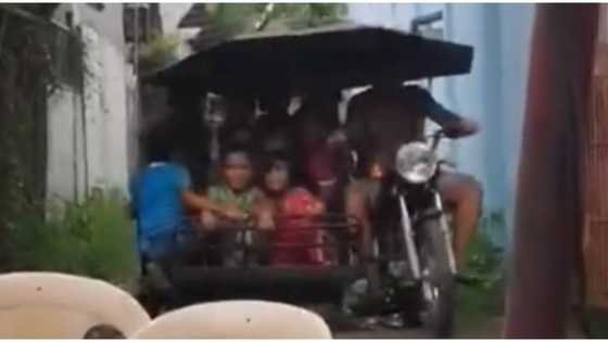 Party na kaunti lang ang dumalo, nakapagpasaya ng hinakot na mga bata sa kalye