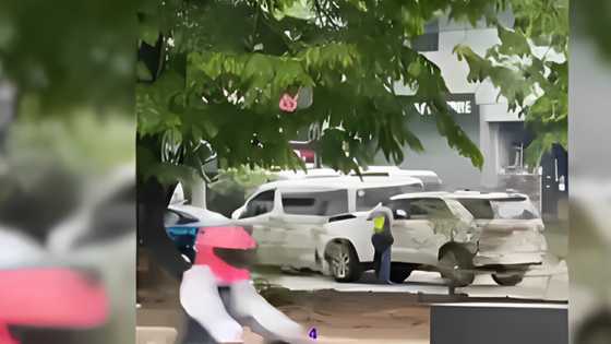 SUV, nawalan umano ng kontrol, nabangga ilang sasakyan; driver, di umano alam naganap