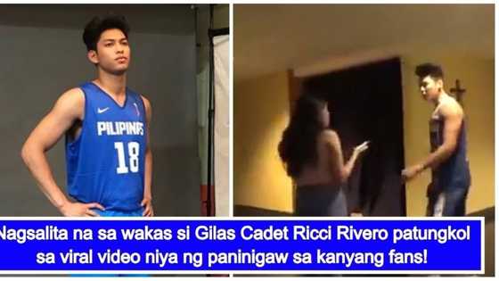 Gilas Cadet Ricci Rivero breaks his silence after video shows him shouting at female fan