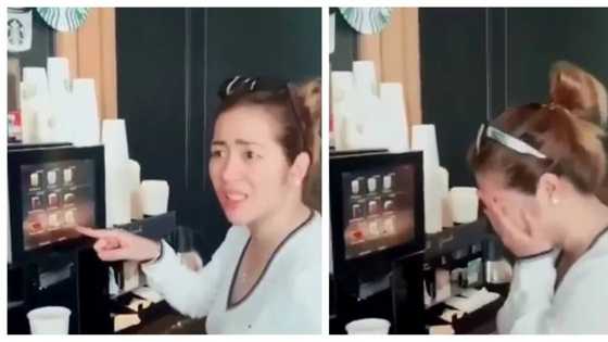 Hilarious video of Angeline Quinto getting confused on how to use Starbucks coffee machine