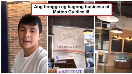 Ang swerte sa kaniya ni Sarah Geronimo! Matteo Guidicelli shows off his awesome new business venture