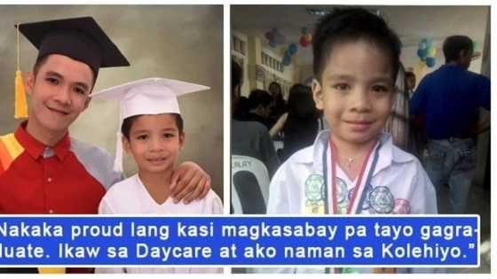 Super daddy talaga! Single dad, proud na ibinahagi ang pictures nila ng anak na naka toga
