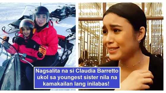 Claudia Barretto finally speaks up about her youngest sister who was just recently made known to the public