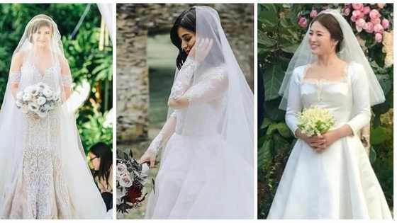 Sino ang pinaka-bet mo? 10 Most stunning celebrity wedding gowns of 2017