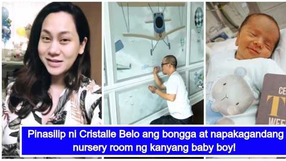 Napakasuwerteng bata! Cristalle Belo shows Baby Hunter's luxurious nursery room