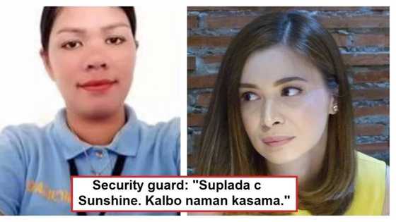 Female security guard at Canyon Cove Hotel bashed Sunshine Cruz on social media! The Kapamilya actress fired back
