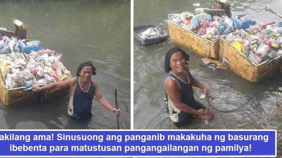 Salamat sa basura! Tatay nangongolekta ng basura araw-araw sa ilog ng Iloilo upang suportahan ang pamilya