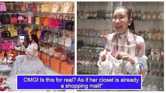 Parang department store ang closet niya! Socialite shows off closet bigger than most people’s apartments
