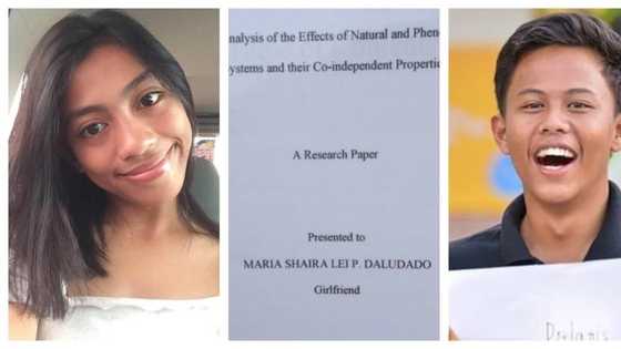 Paandar! High school student gives girlfriend a "thesis" of their relationship for 3rd anniversary