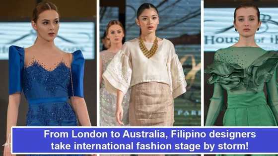 Pinoy pride! Filipino designers take international fashion scene with collections made from country's indigenous materials