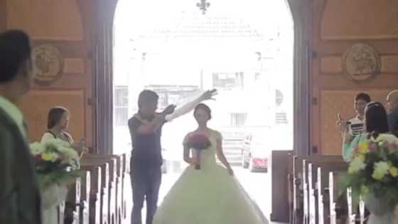 Netizens get outraged by video of a wedding guest ruining the bridal entrance