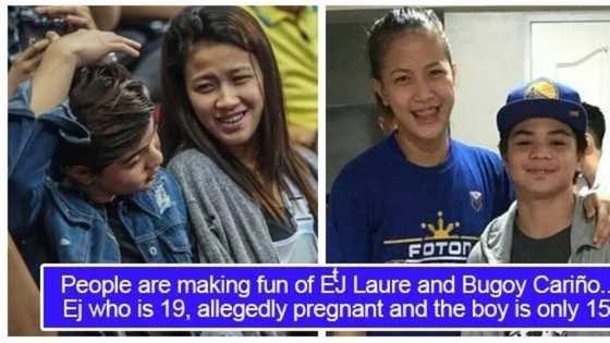 Daddy na daw siya? EJ Laure is allegedly pregnant, carrying Bugoy Cariño's baby