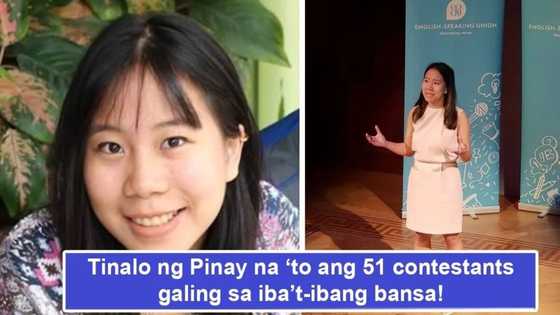 Di-matatawaran galing ng Pinoy! 20-year-old Pinay wins world public speaking competition, besting reps from 51 countries