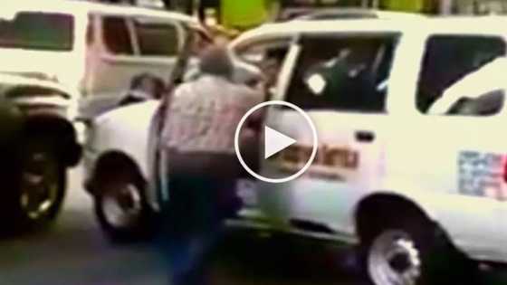 Scary foreigner with knife attacks Pinoy FX driver during violent road rage incident