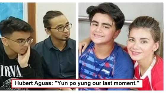 Heartbroken Hubert Aguas recalls his last moments with his mother Isabel Granada: “Nagyakap po kami”