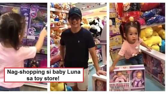 Ang sarap maging rich kid! Judy Ann Santos & Ryan Agoncillo’s baby girl Luna goes toy shopping for her birthday