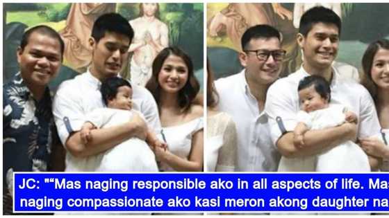 Proud na proud si daddy! Anak ni JC de Vera, bininyagan na