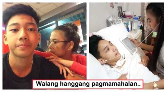 Sa sakit man o kalusugan! Teenage girlfriend earned heaps of praises for taking care of her bedridden boyfriend with brain injury