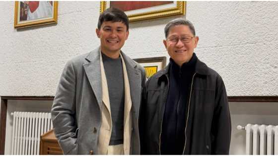 Matteo Guidicelli “learns and shares” with Cardinal Tagle in Rome, hangs out with friends