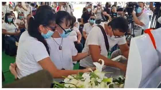 Flight attendant na si Christine Dacera, naihatid na sa huling hantungan