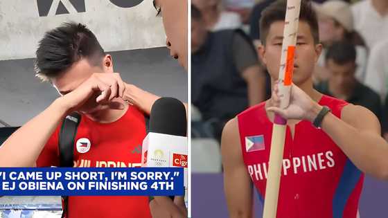 EJ Obiena, umiyak nang di nakakuha ng medalya sa Paris Olympics; nag-sorry sa mga Pilipino