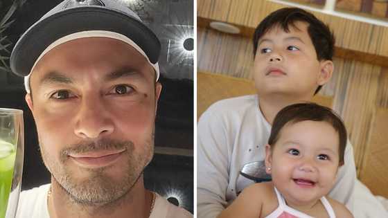Derek Ramsay gives glimpse of virtual bonding with Baby Liana and Elias