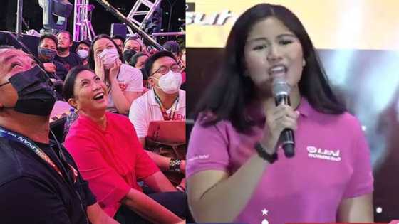 VP Leni Robredo, lumabas sa holding area ng mas maaga para mapanood mga anak
