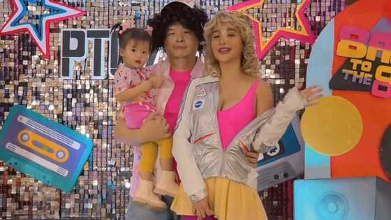 Kris Bernal, ibinida ang 'retro 80's' fit nila ng kanyang pamilya sa isang event