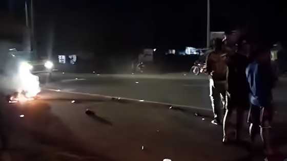 Tatlong menor de edad na nakasakay sa motorsiklo, patay nang magsalpukan ang motor sa closed van