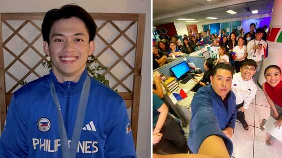 Jeff Canoy, nag-share ng selfie kasama si Carlos Yulo sa ABS-CBN newsroom