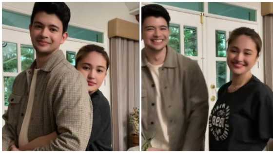 Sweet na pagyakap ni Julie Anne San Jose kay Rayver Cruz sa kanilang TikTok video, kinakiligan
