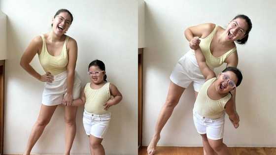 Twinning photos nina Pauleen Luna at baby Tali, kinagiliwan ng mga netizens