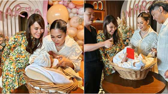 Photos from baptism of Maja Salvador and Rambo Nuñez's daughter go viral