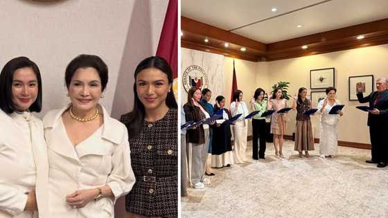 Mariel Padilla gives glimpse of Senate Spouses Foundation oath-taking
