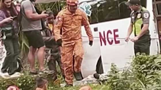 Two dead after motorcycle plunges off roadside ravine in Benguet