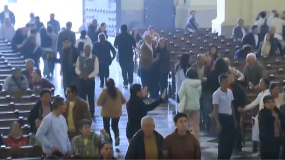 People flee church in fear as earthquake interrupts mass in Peru